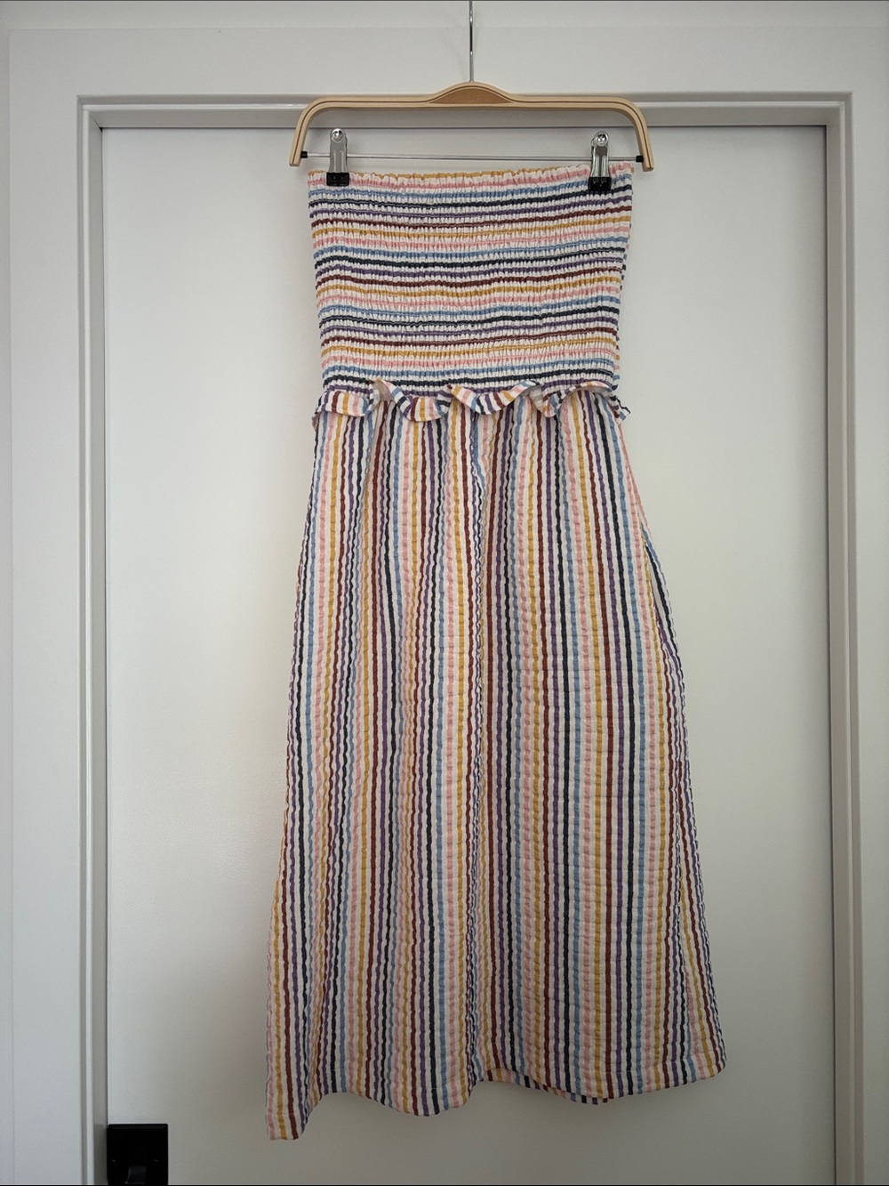 Anthropologie Saturday Sunday Soriya Smocked Midi Dress (Price Firm) - Picture 4 of 7